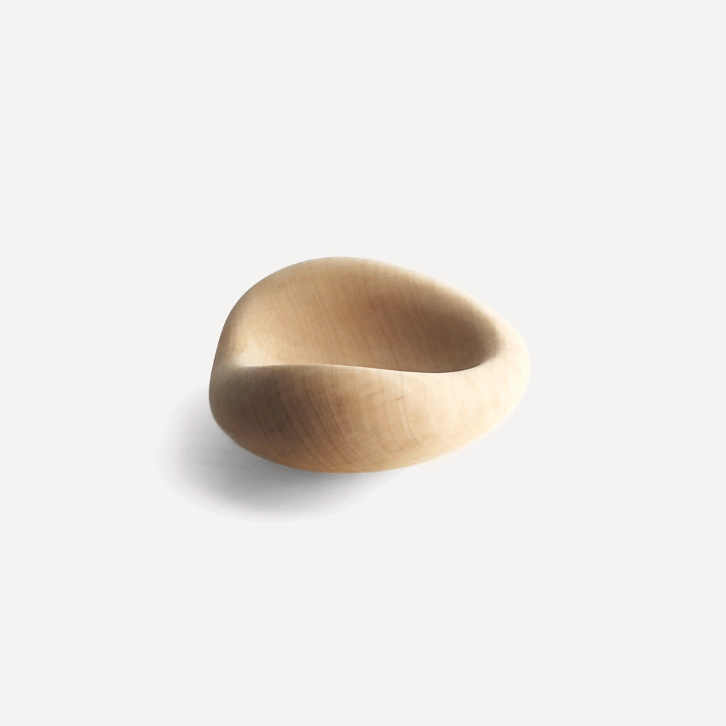 Trace | Handmade 3D Carved Wooden Jewelry Tray - Maple
