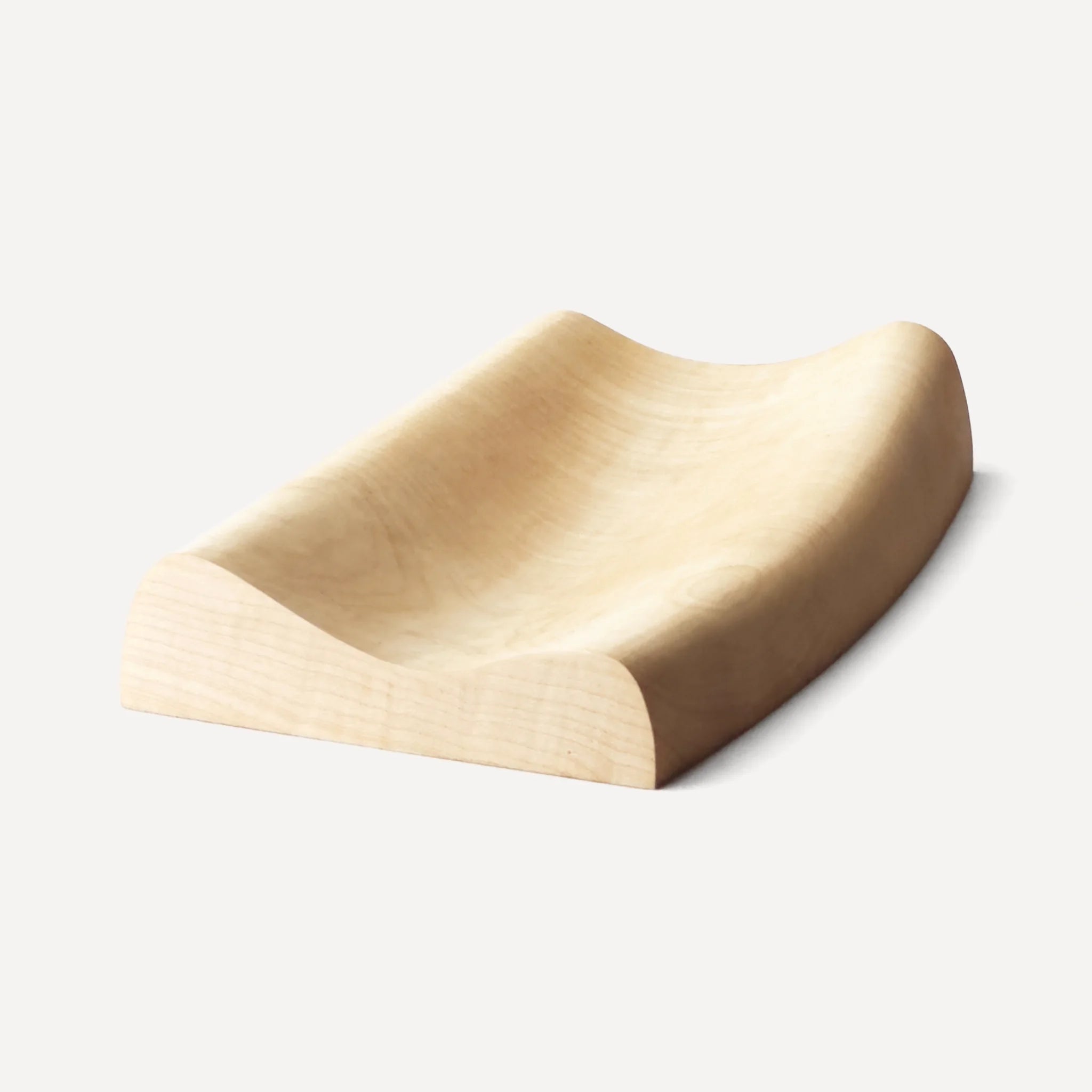 Papillon | Handmade 3D Carved Wooden Jewelry and Trinket Tray - Maple