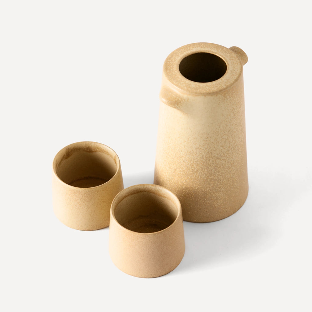 Sprout Oinos | Handmade Ceramic Jug - Stone Beige - 540 ml