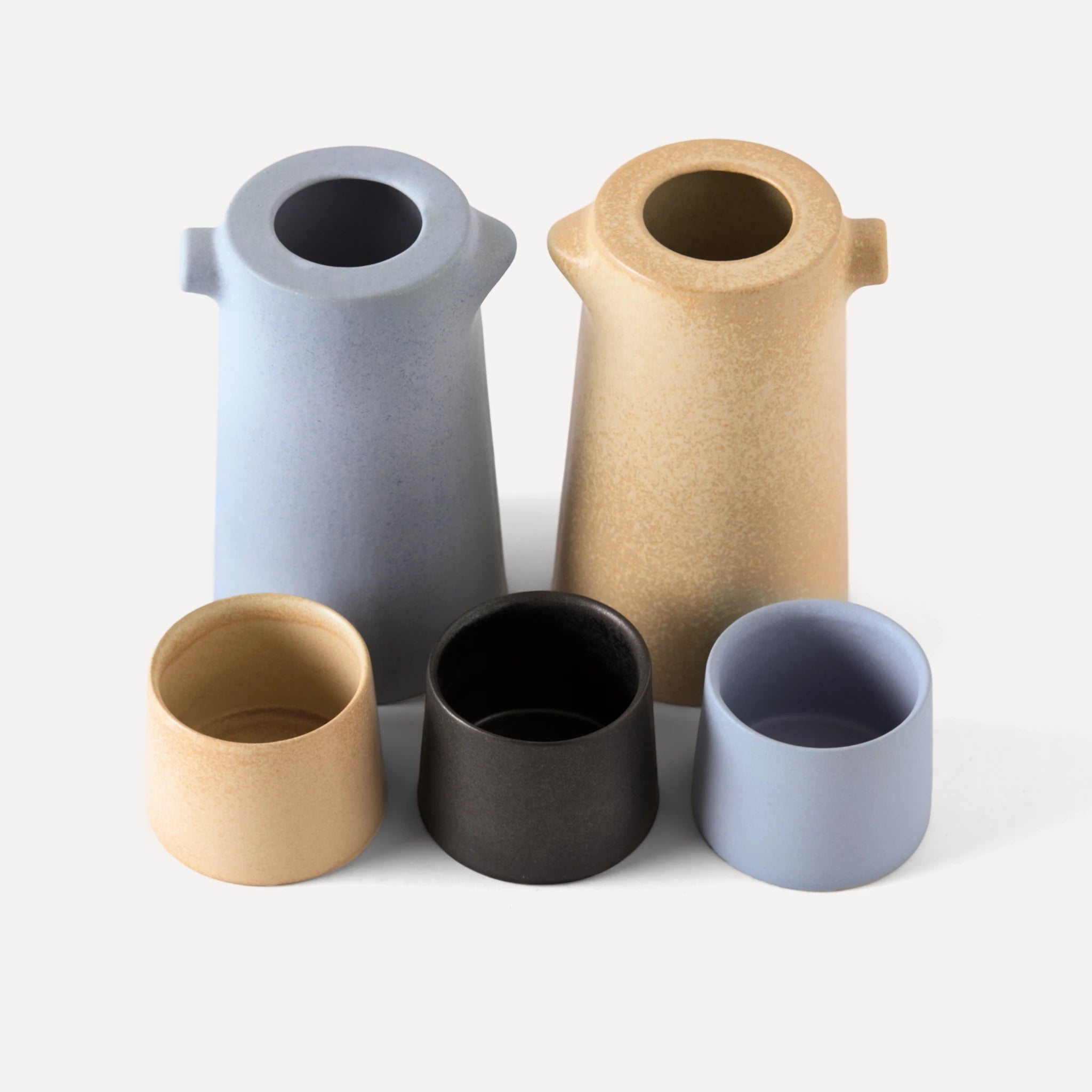 Sprout Mini | Handmade Ceramic Cup - Anthrazit Matte Black - 120 ml