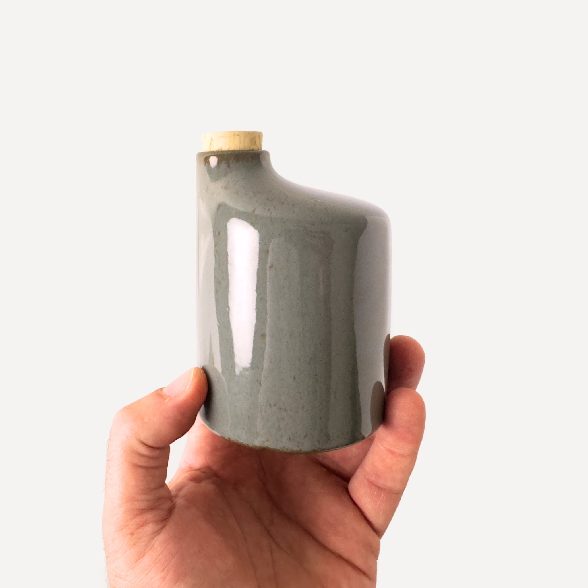 Araque | Handmade Ceramic Carafe - Rustic Aqua - 220 ml