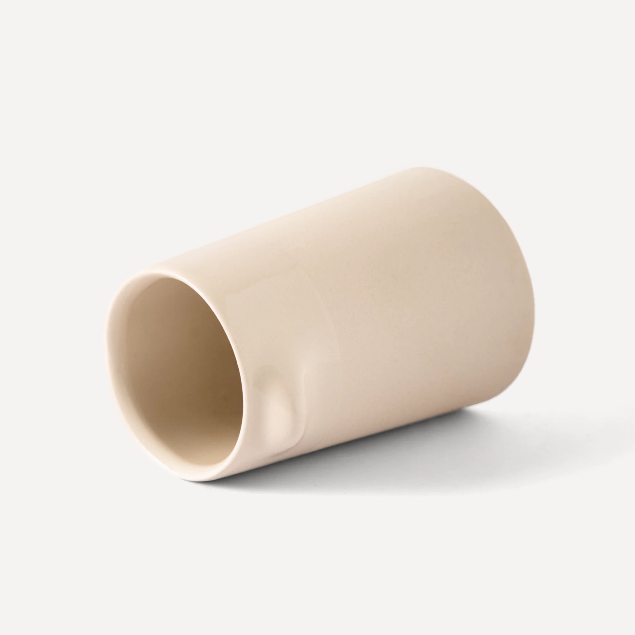 Sprout Chill | Handmade Ceramic Cup - Scandi White  - 270 ml