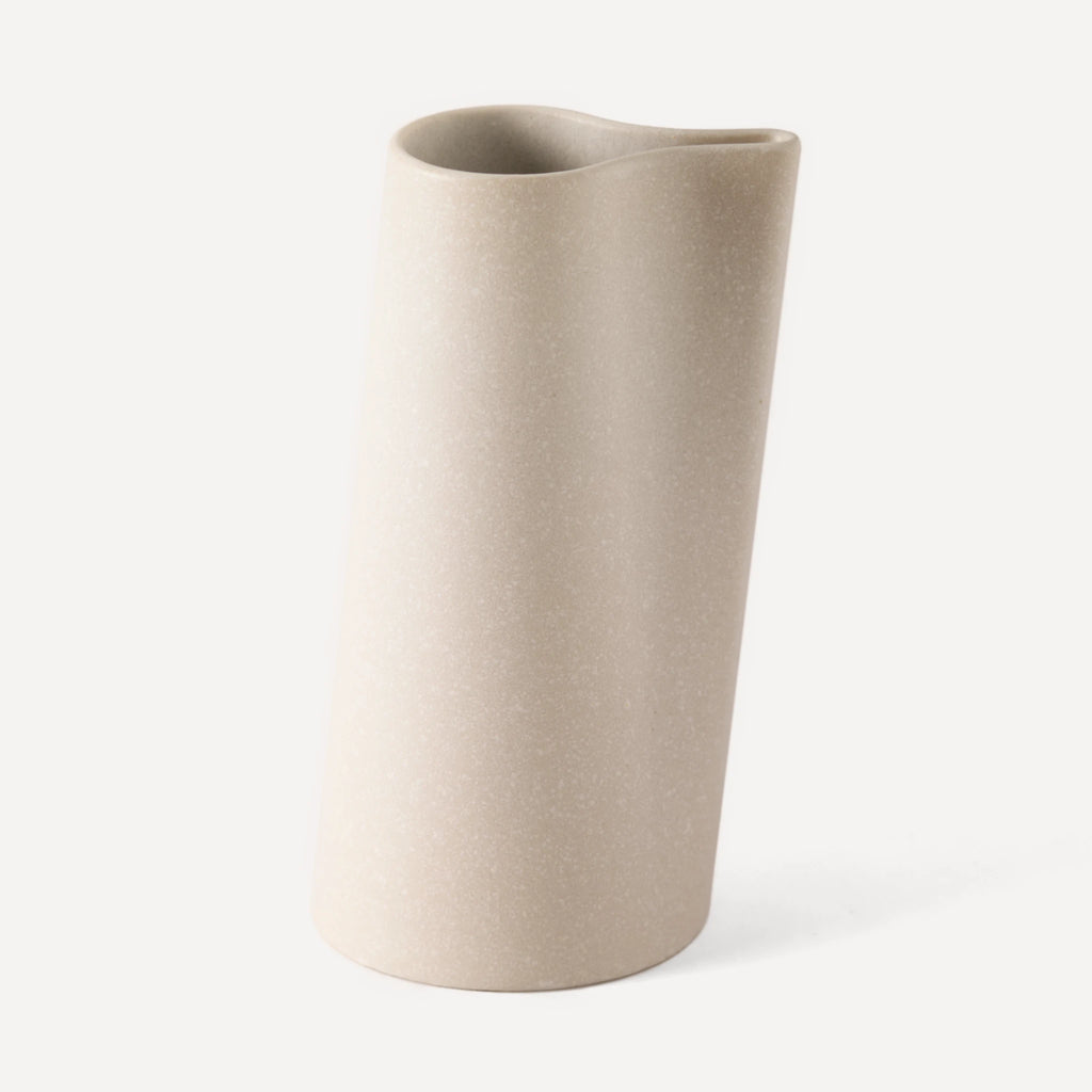 Fold | Handmade Ceramic Pitcher - Stone Grey - 800 ml