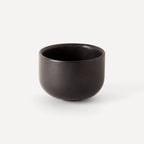 Chirpie | Handmade Ceramic Tea Cup  - Anthrazit Matte Black - 150 ml