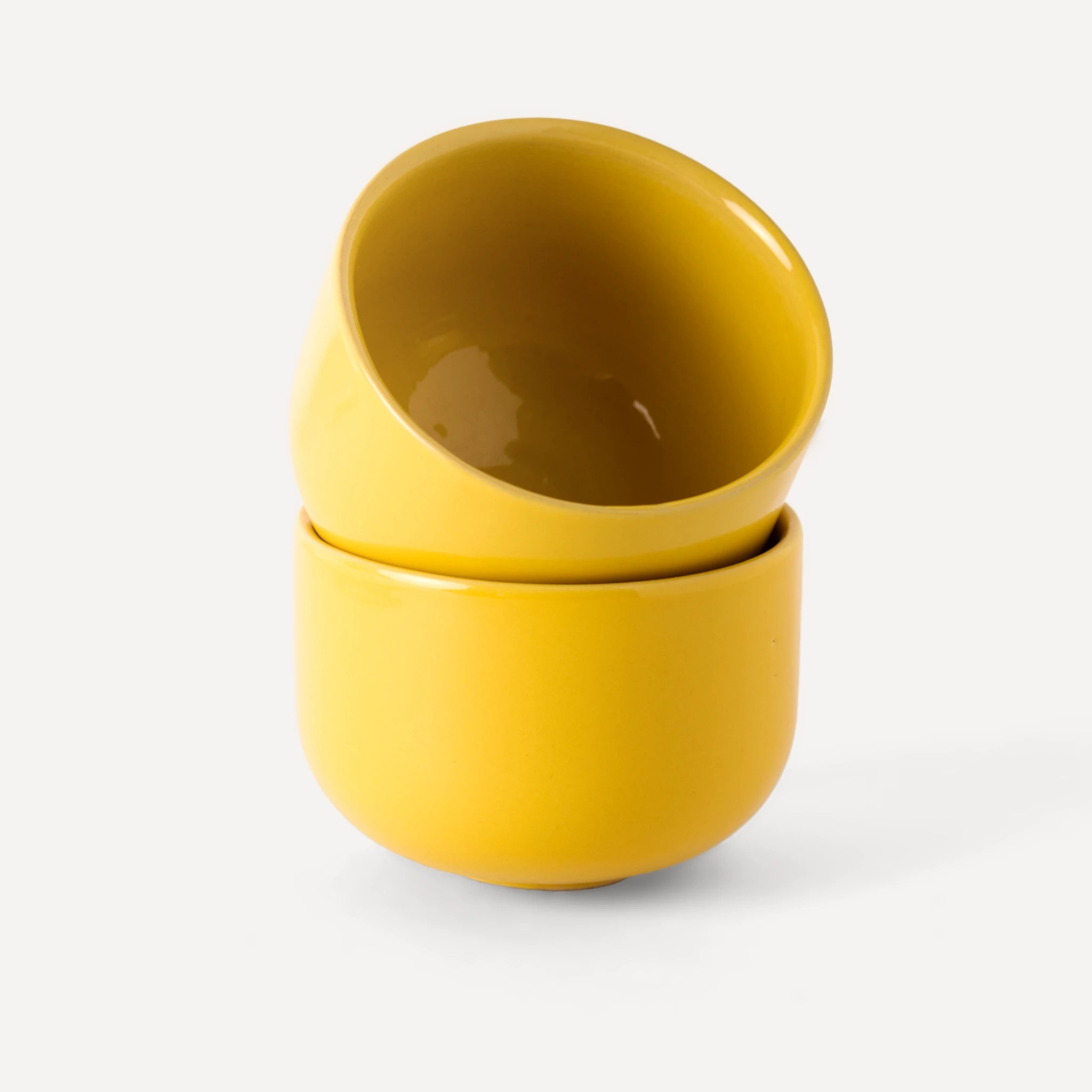 Chirpie | Handmade Ceramic Tea Cup - Sunshine Yellow - 150 ml