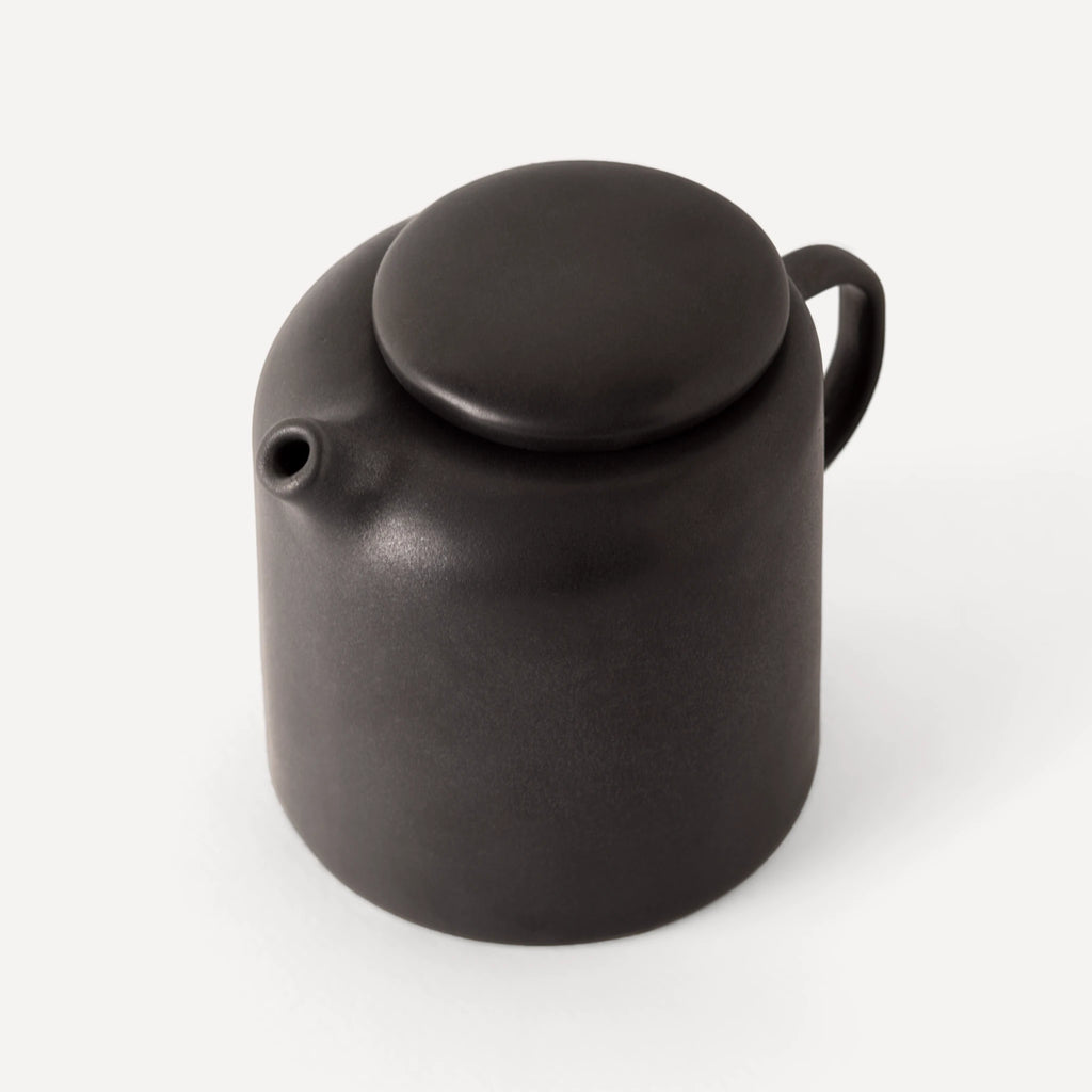 Chirpie | Handmade Teapot  - Anthrazit Matte Black - 700 ml