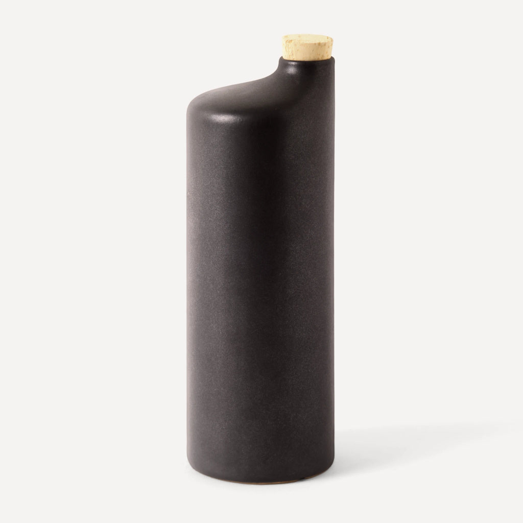 Araque | Handmade Ceramic Bottle - Anthrazit Matte Black - 560 ml