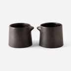 Sprout | Handmade Ceramic Cup - Anthrazit Matte Black - 250 ml