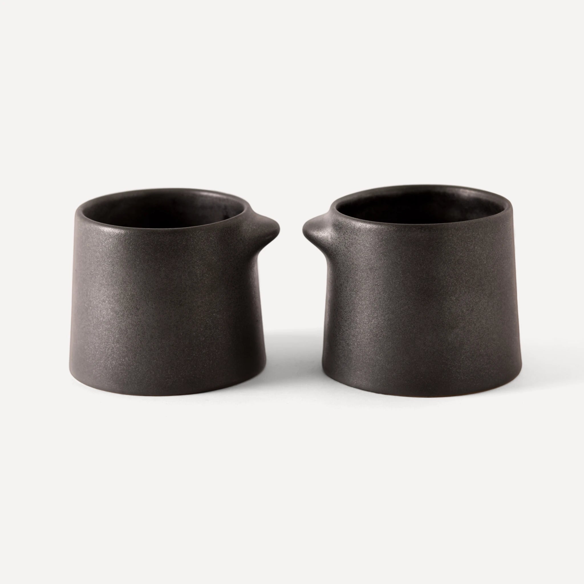 Sprout | Handmade Ceramic Cup - Anthrazit Matte Black - 250 ml