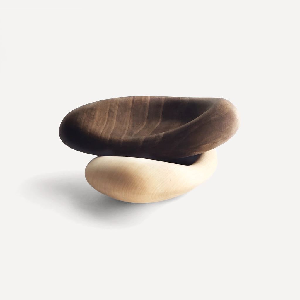 Trace | Handmade 3D Carved Wooden Jewelry Tray - Maple