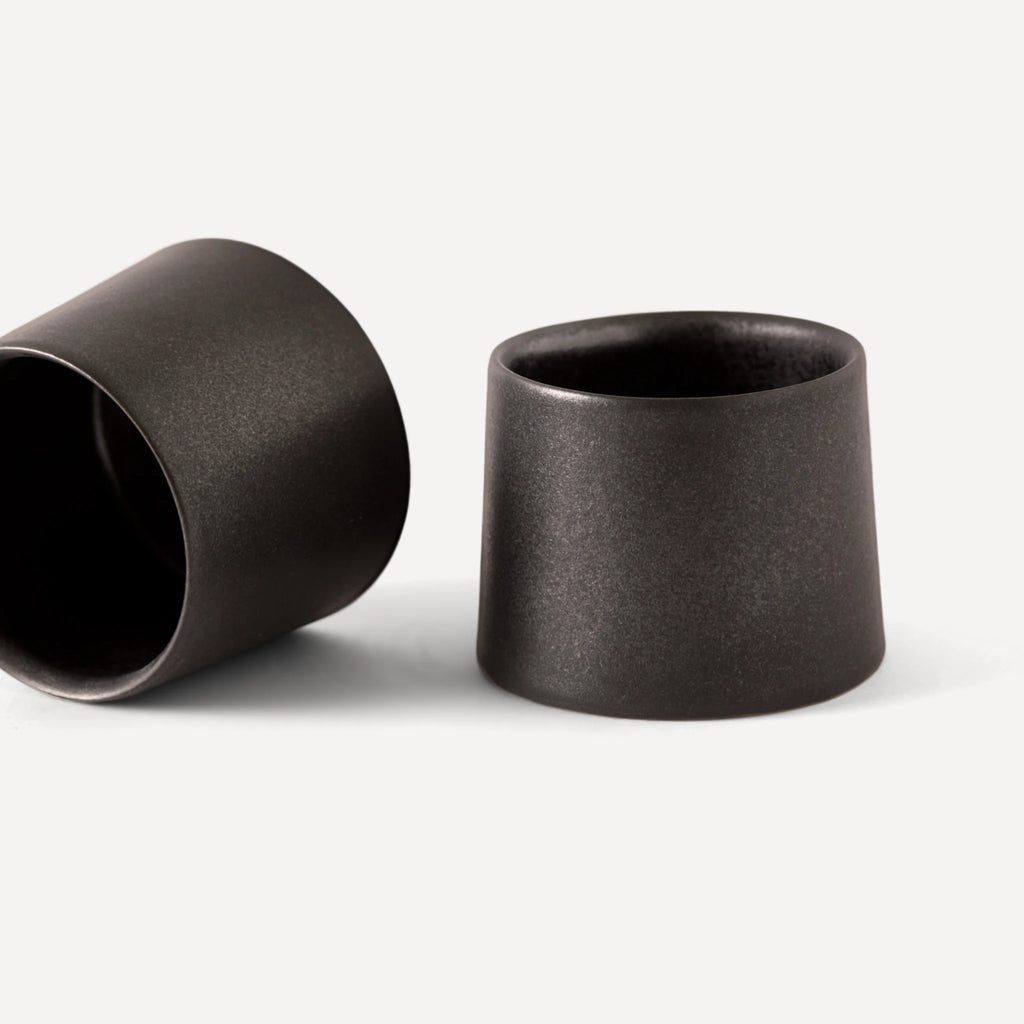 Sprout Mini | Handmade Ceramic Cup - Anthrazit Matte Black - 120 ml