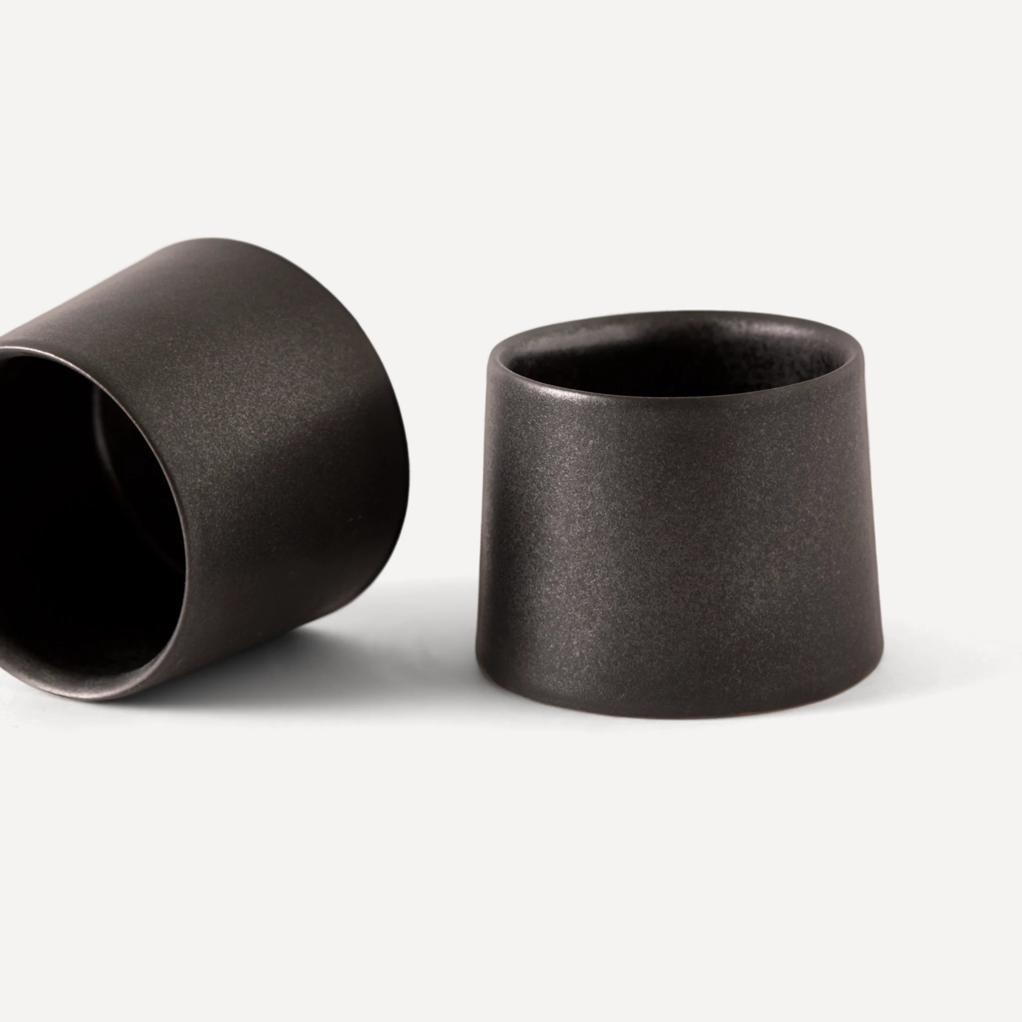 Sprout Mini | Handmade Ceramic Cup - Anthrazit Matte Black - 120 ml
