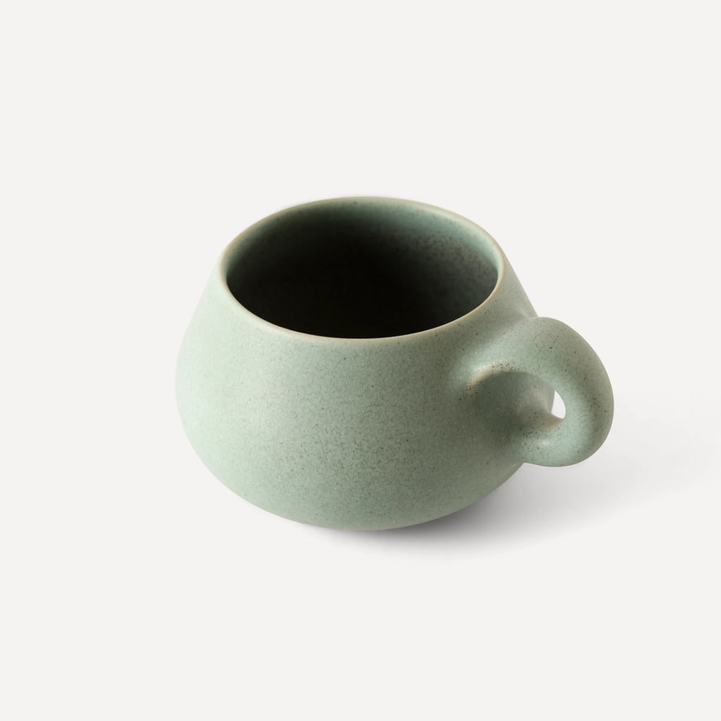 Kamshé | Handmade Ceramic Cup - Sage Green - 320 ml