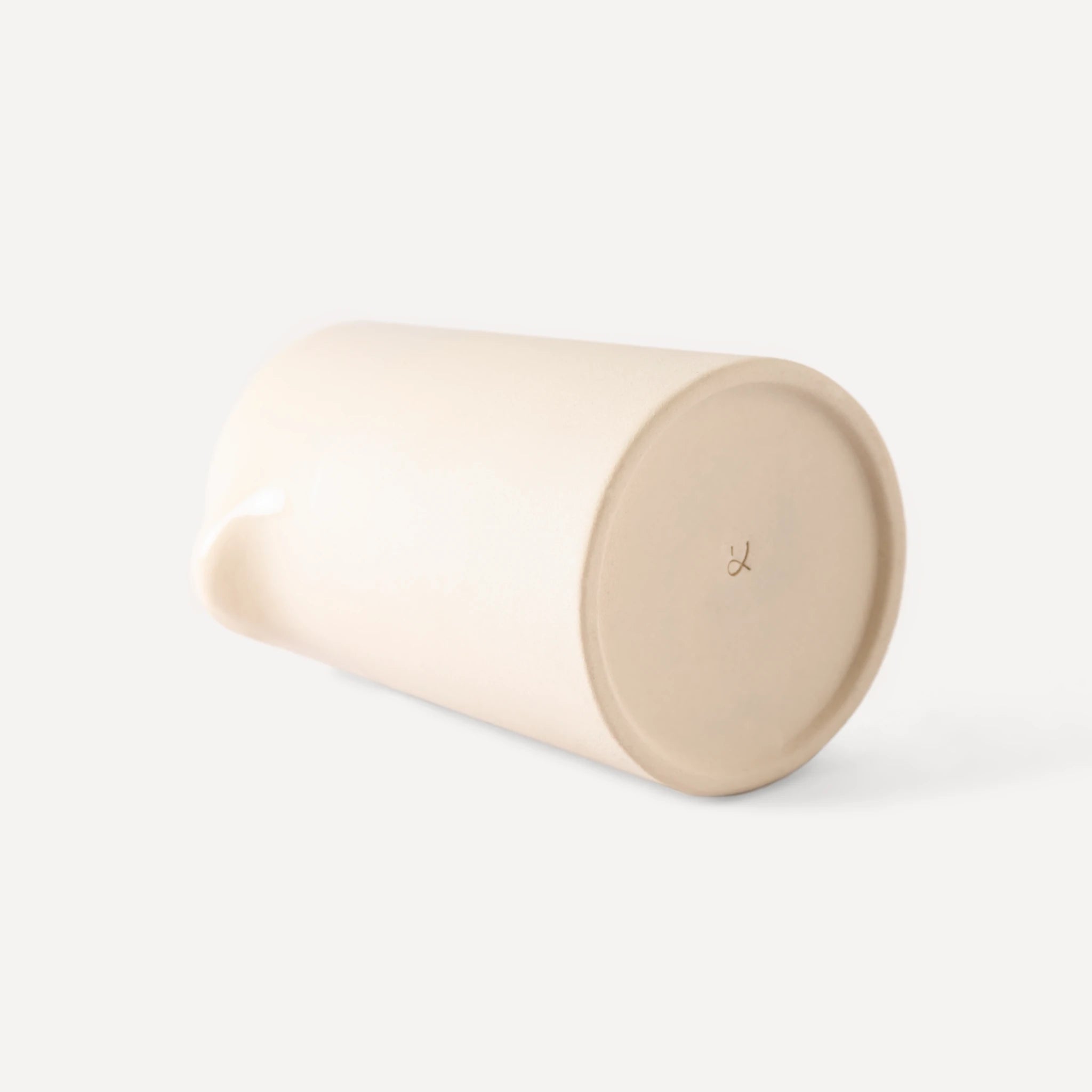 Sprout Chill | Handmade Ceramic Cup - Scandi White  - 270 ml