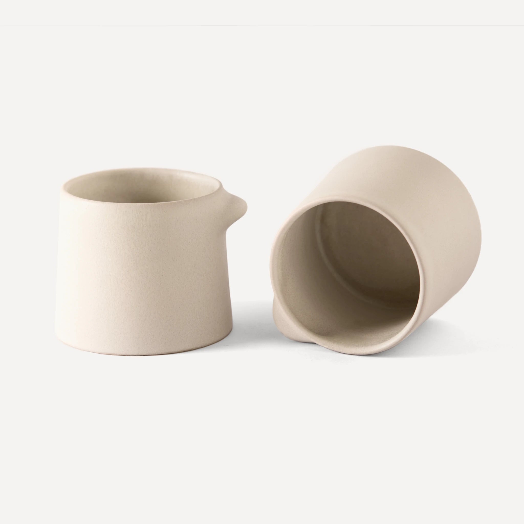 Sprout | Handmade Ceramic Cup - Stone Grey - 250 ml