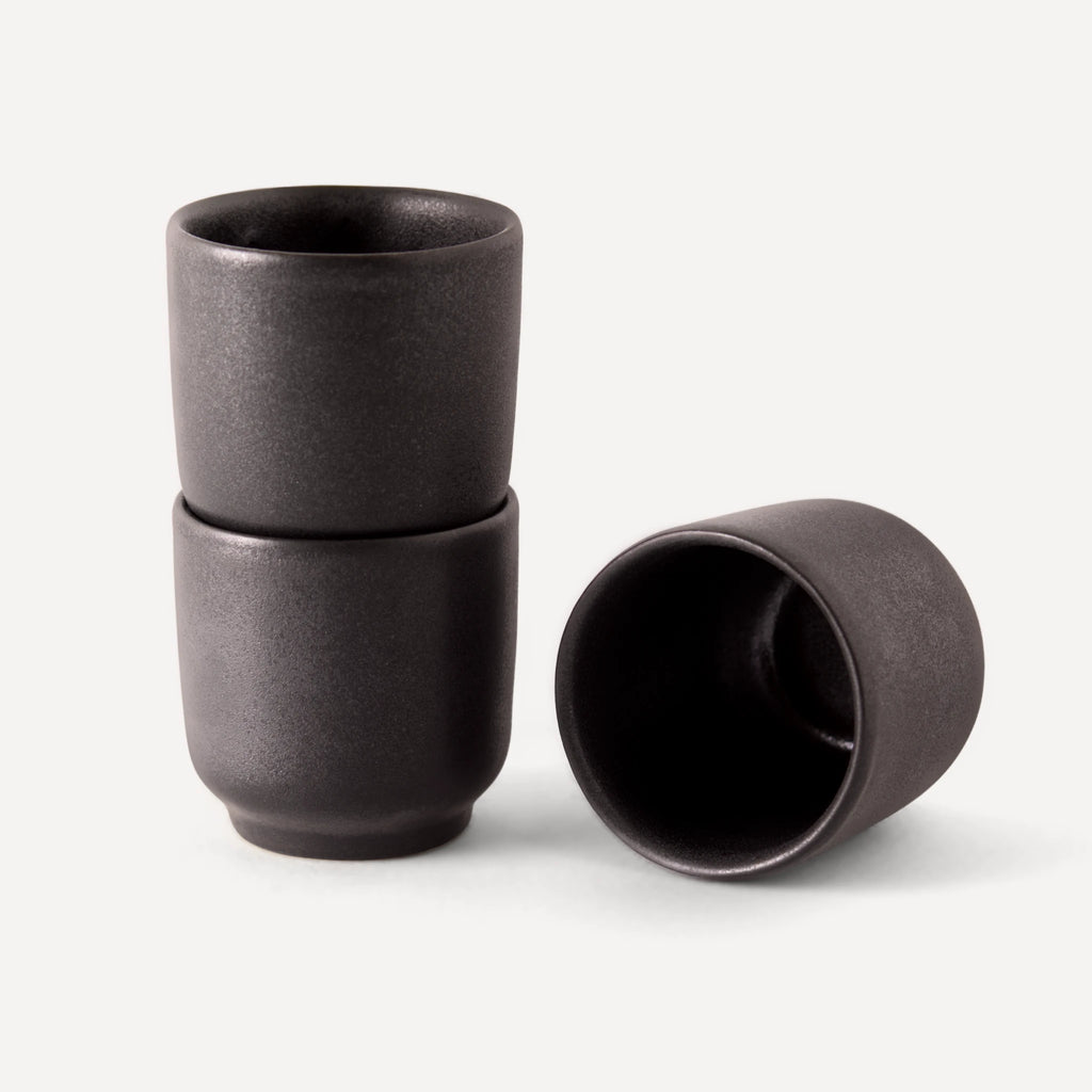 Araque | Handmade Ceramic Shot - Anthrazit Matte Black - 50 ml