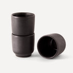 Araque | Handmade Ceramic Shot - Anthrazit Matte Black - 50 ml
