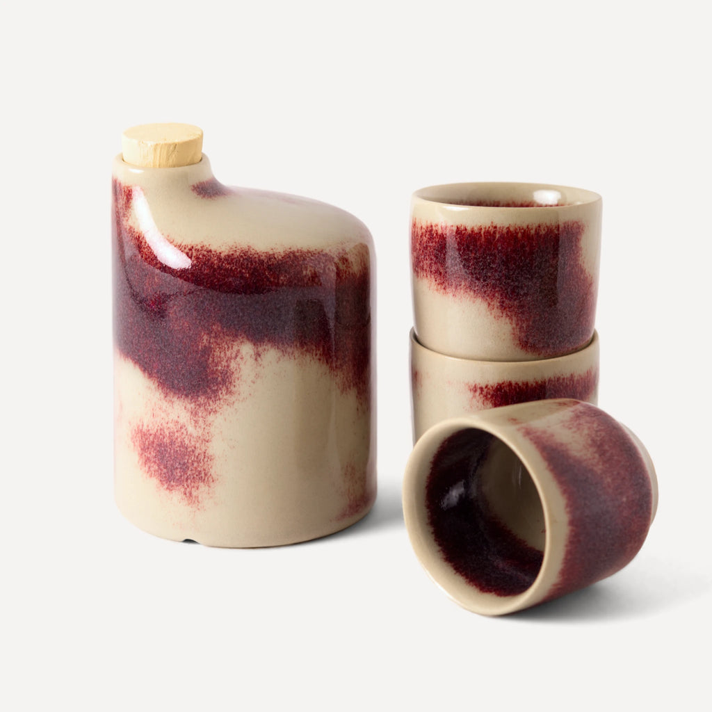 Araque | Handmade Ceramic Carafe - Solar Bloom - 220 ml