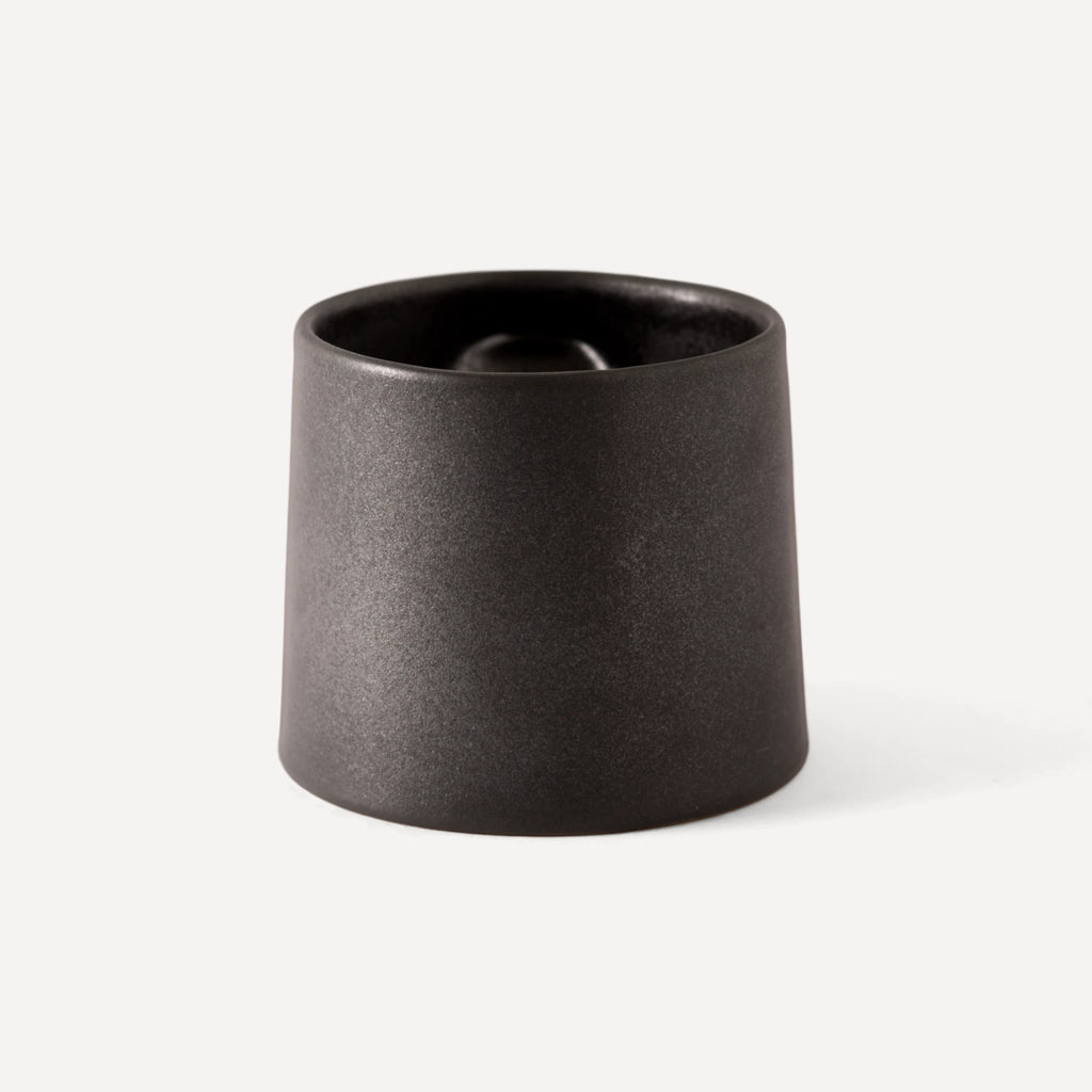 Sprout | Handmade Ceramic Cup - Anthrazit Matte Black - 250 ml