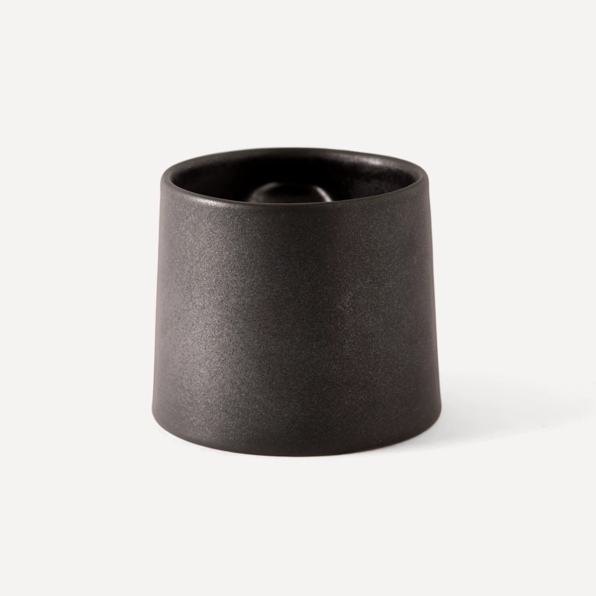 Sprout | Handmade Ceramic Cup - Anthrazit Matte Black - 250 ml