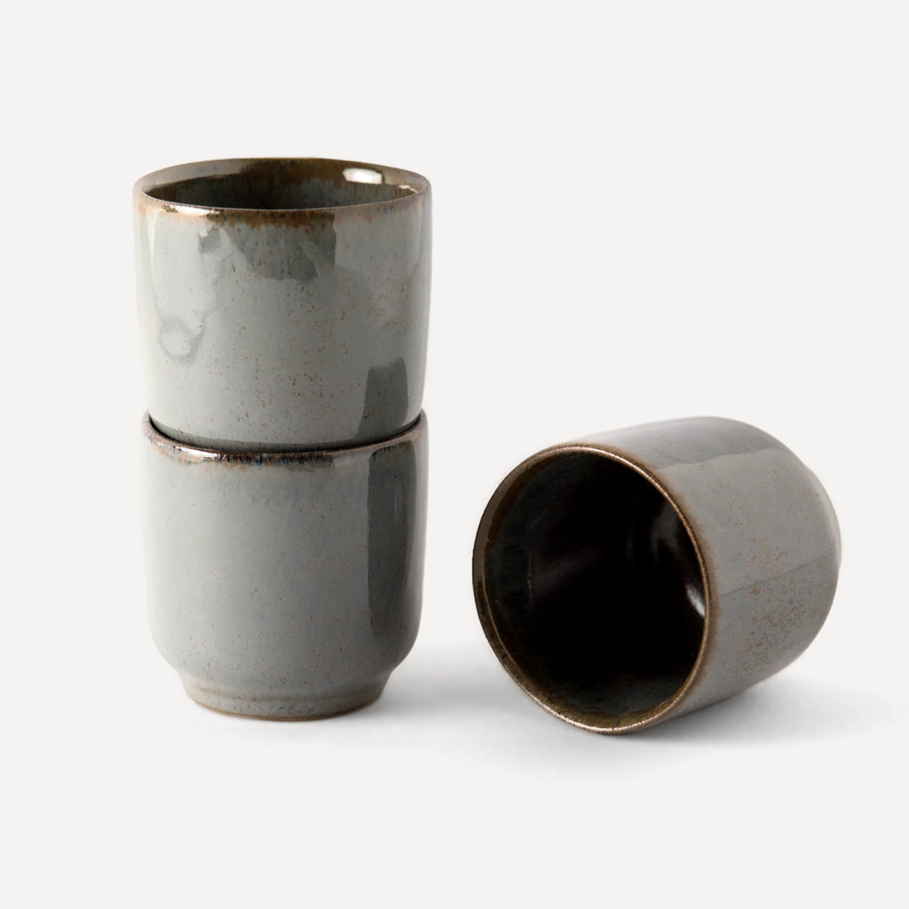 Araque | Handmade Ceramic Shot - Rustic Aqua - 50 ml