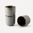 Araque | Handmade Ceramic Shot - Rustic Aqua - 50 ml