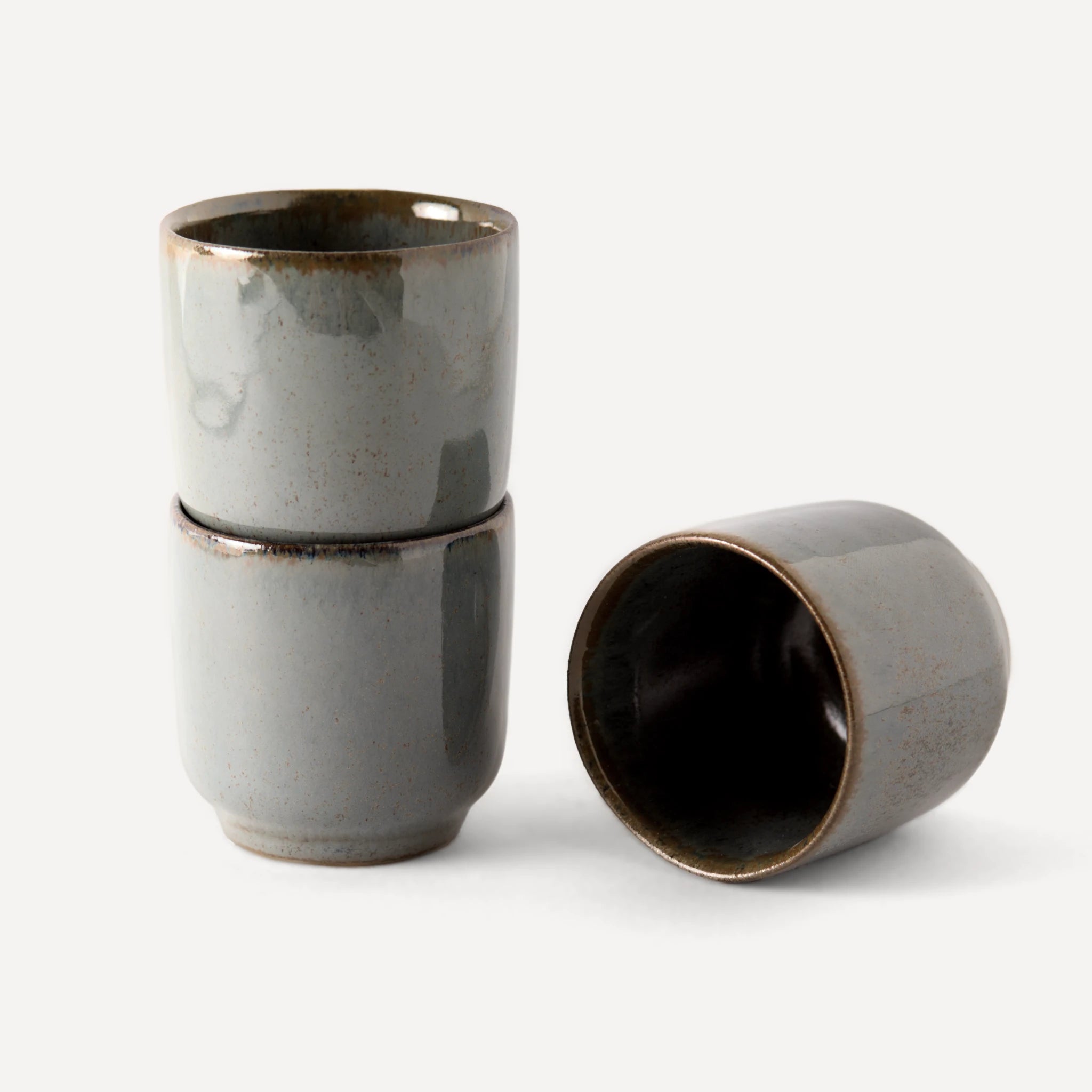 Araque | Handmade Ceramic Shot - Rustic Aqua - 50 ml