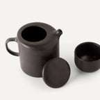Chirpie | Handmade Teapot  - Anthrazit Matte Black - 700 ml