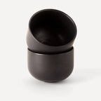 Chirpie | Handmade Ceramic Tea Cup  - Anthrazit Matte Black - 150 ml