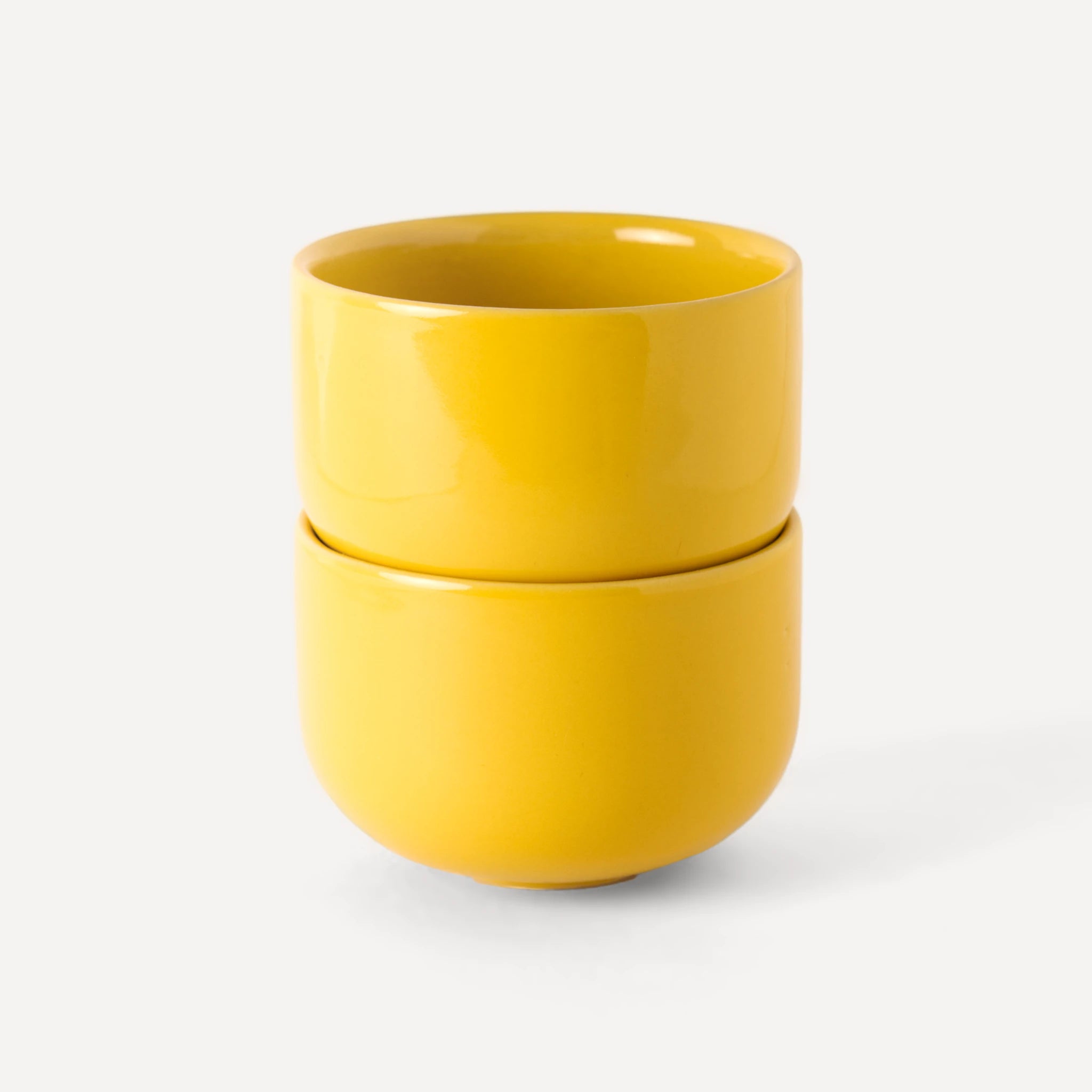 Chirpie | Handmade Ceramic Tea Cup - Sunshine Yellow - 150 ml