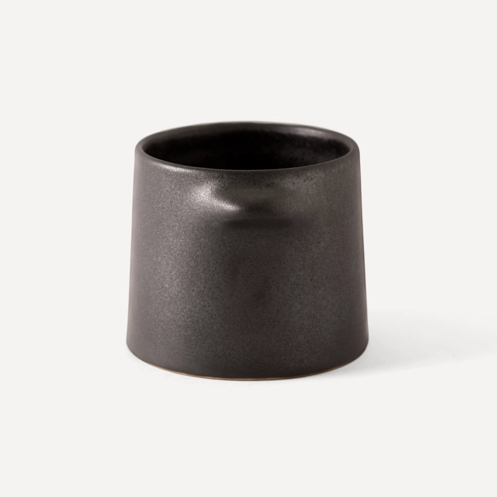 Sprout | Handmade Ceramic Cup - Anthrazit Matte Black - 250 ml