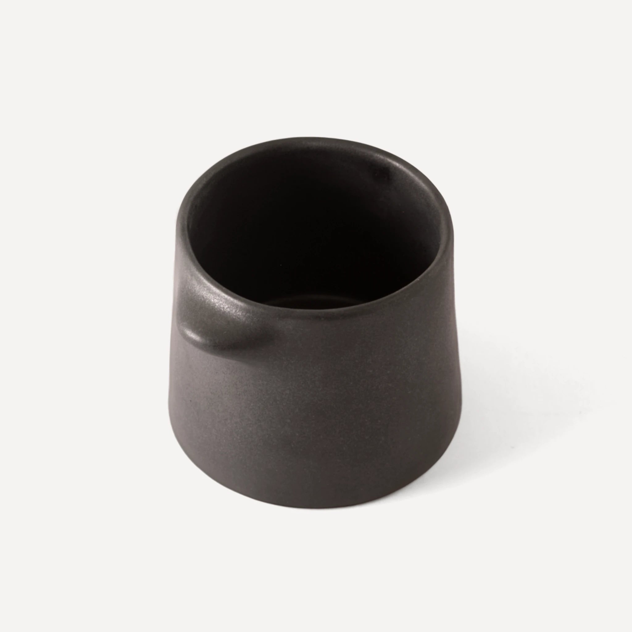 Sprout | Handmade Ceramic Cup - Anthrazit Matte Black - 250 ml