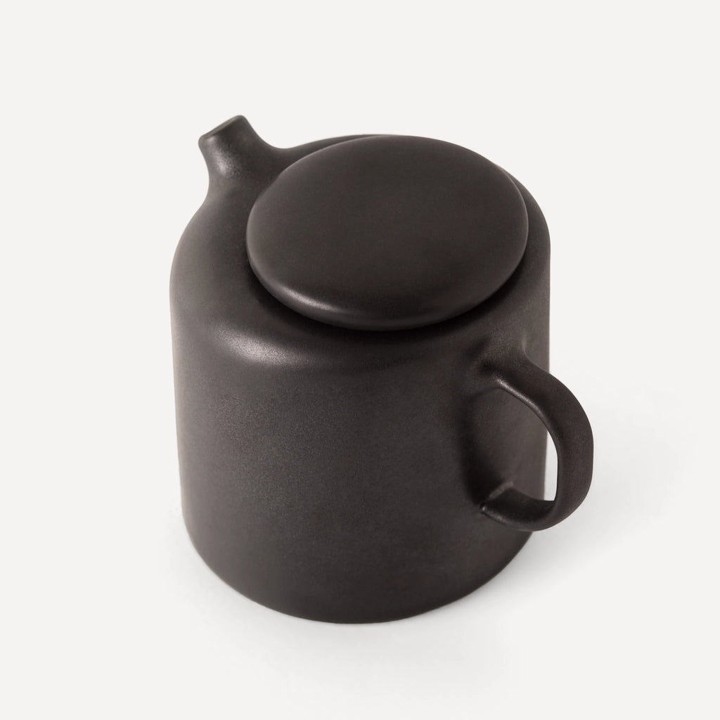 Chirpie | Handmade Teapot  - Anthrazit Matte Black - 700 ml