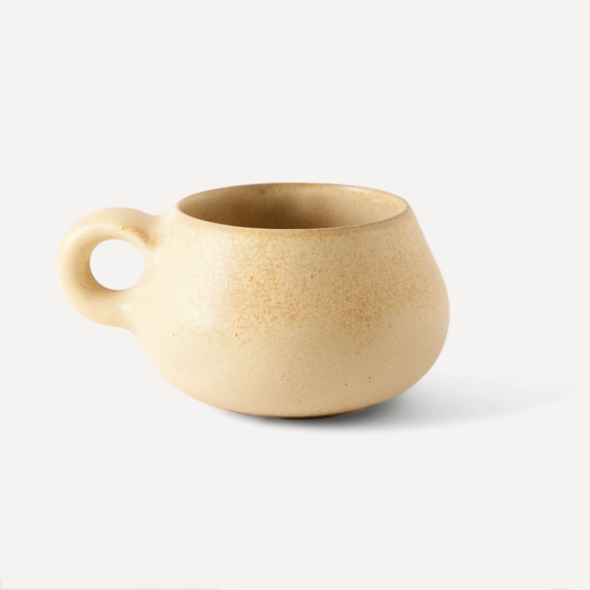 Kamshé | Handmade Ceramic Cup - Stone Beige - 320 ml