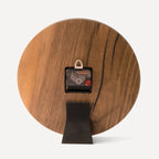 Dunes | Handmade 3D Carved Wooden Clock – Walnut