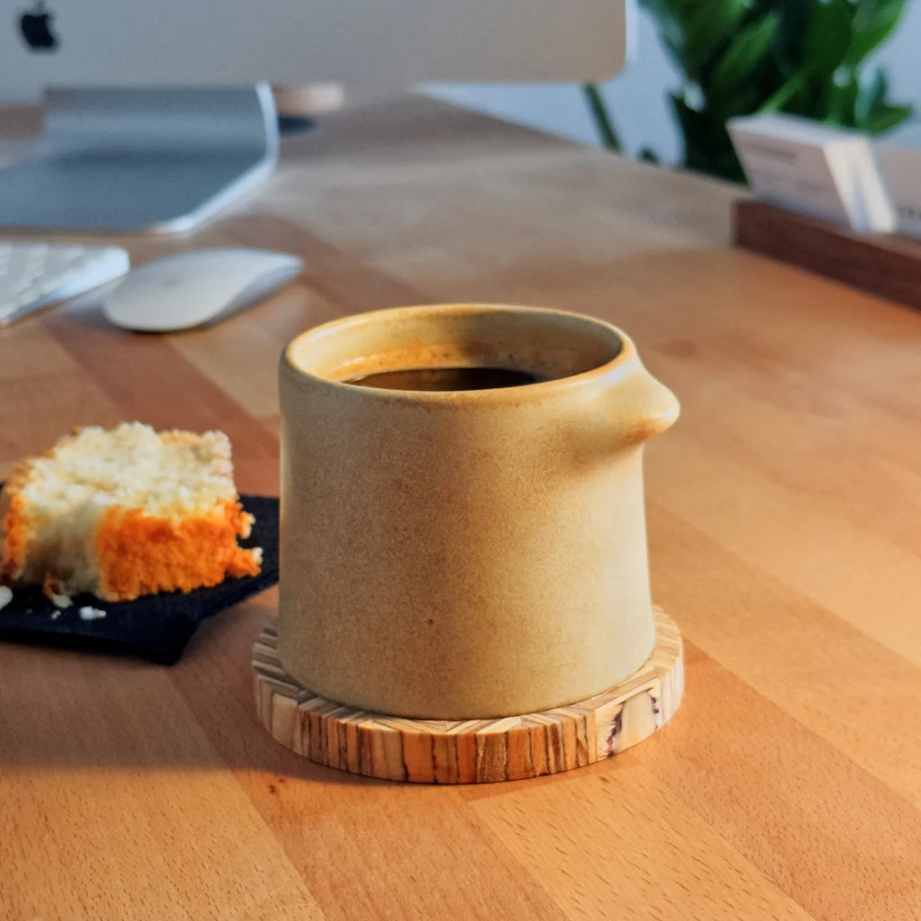 Sprout | Handmade Ceramic Cup - Stone Beige - 250 ml