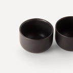 Chirpie | Handmade Ceramic Tea Cup  - Anthrazit Matte Black - 150 ml