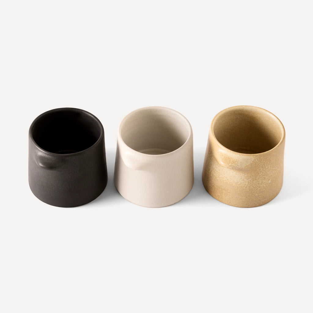 Sprout | Handmade Ceramic Cup - Anthrazit Matte Black - 250 ml