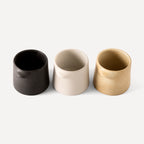 Sprout | Handmade Ceramic Cup - Anthrazit Matte Black - 250 ml