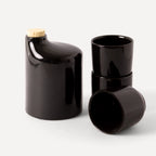 Araque | Handmade Ceramic Carafe - Afterdark Glossy Black - 220 ml