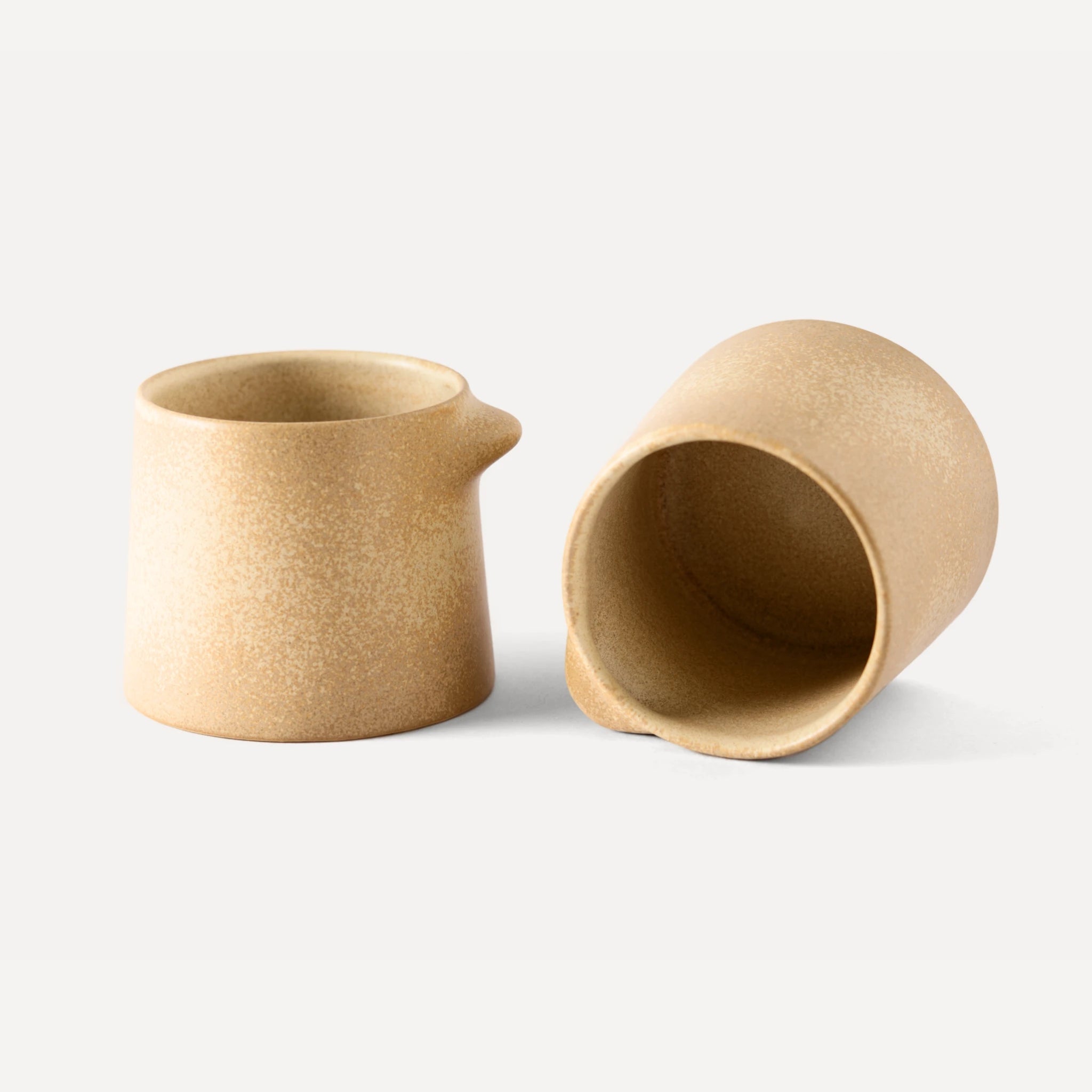 Sprout | Handmade Ceramic Cup - Stone Beige - 250 ml