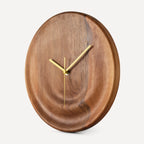 Dunes | Handmade 3D Carved Wooden Clock – Walnut